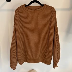 Boat neck sweater